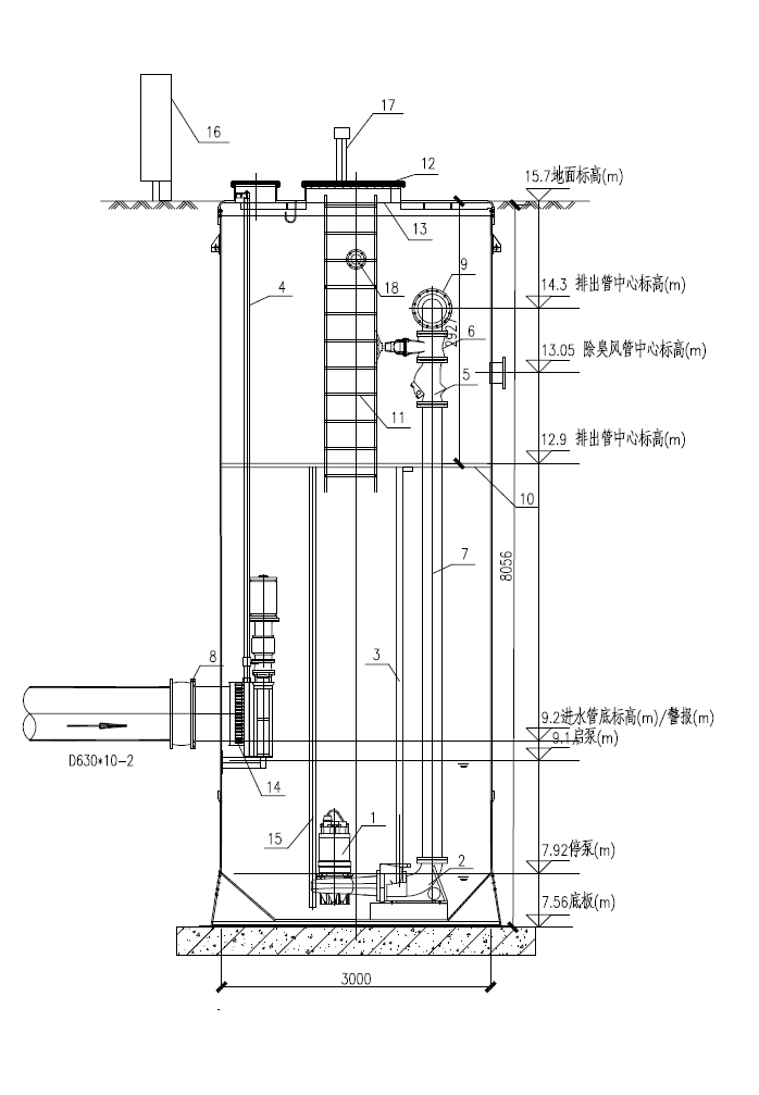 一體化污水提升泵站